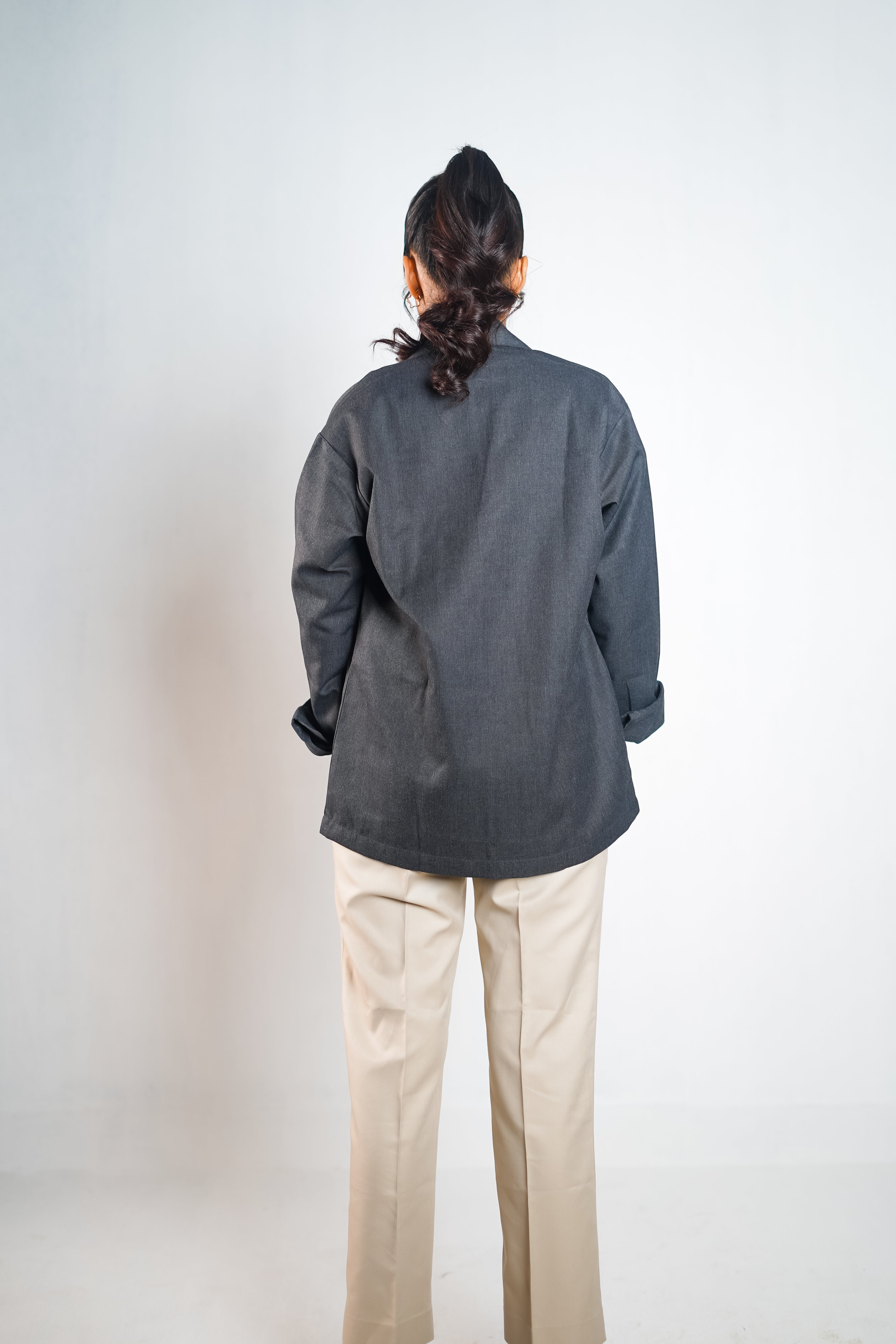 Charcoal Grey Jacket woman